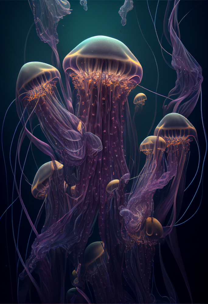 Remarkable 004 - Multiple Jelly Fish