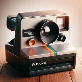 Retro Polaroid 600 Instant Camera