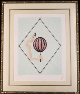 Erte: Rose Fan