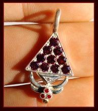 garnet pendant